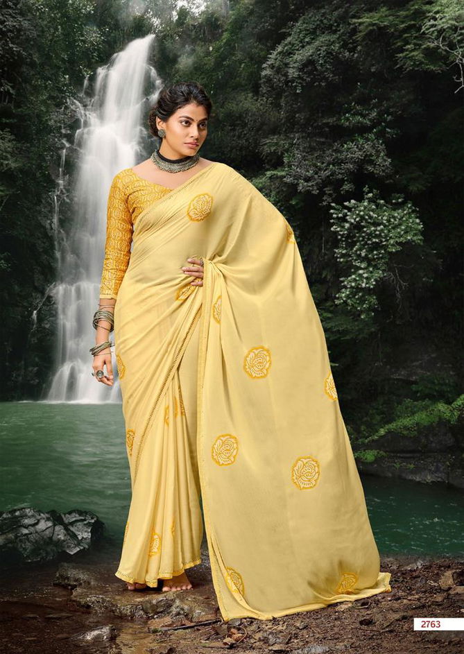 Kashvi Prisha Printed Silk Fancy Casual Wear Designer Saree Collection